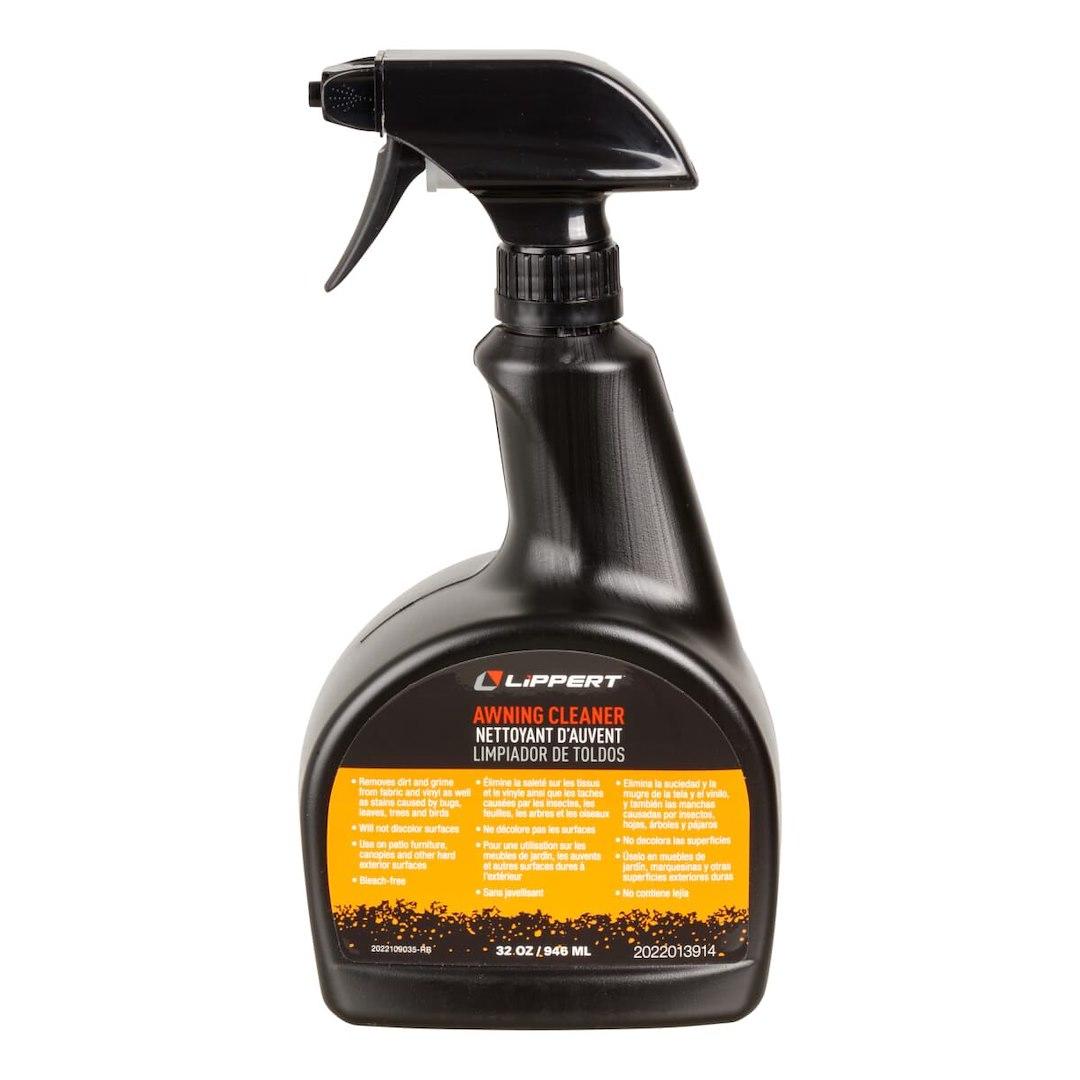 LIPPERT 2022013914 LIPPERT AWNING CLEANER SPRAY, Use To Remove Dirt/ Grime/ Leaf Stains/ Bird Droppings/ Bugs And More On Fabric And Vinyl Awnings; 32 Ounce Spray Bottle; Without Bleach; Single - The Twister Group Tools product