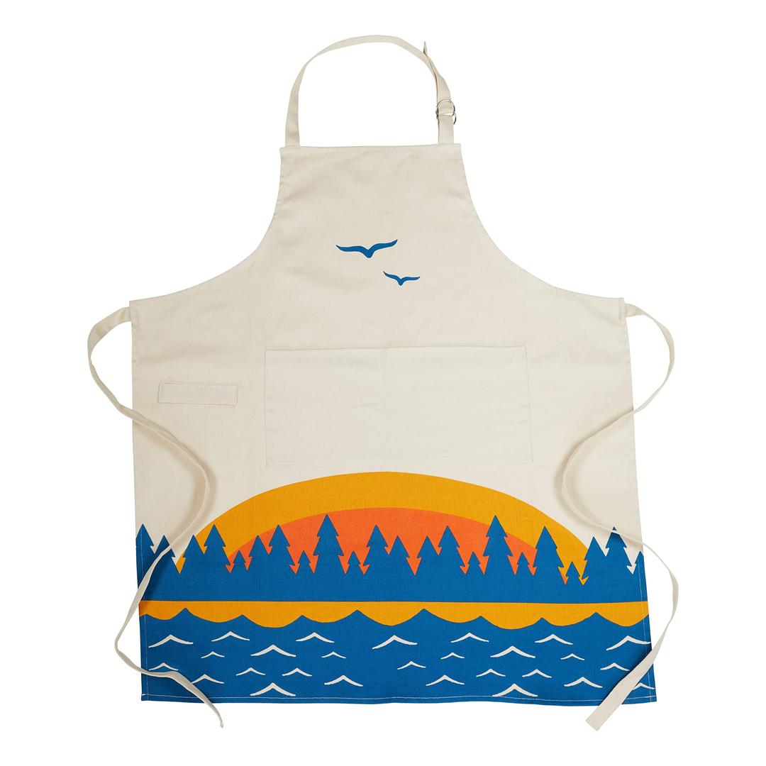 LIPPERT 2022107842 Apron; Lippert Scouts Design; Fully Adjustable Neck And Waist Strap For Universal Fit; 36 Inch Length x 32 Inch Width; Tan; Cotton; Machine Washable And Dryer Safe; With 3 Storage Pockets And Towel Loop - The Twister Group Tools product