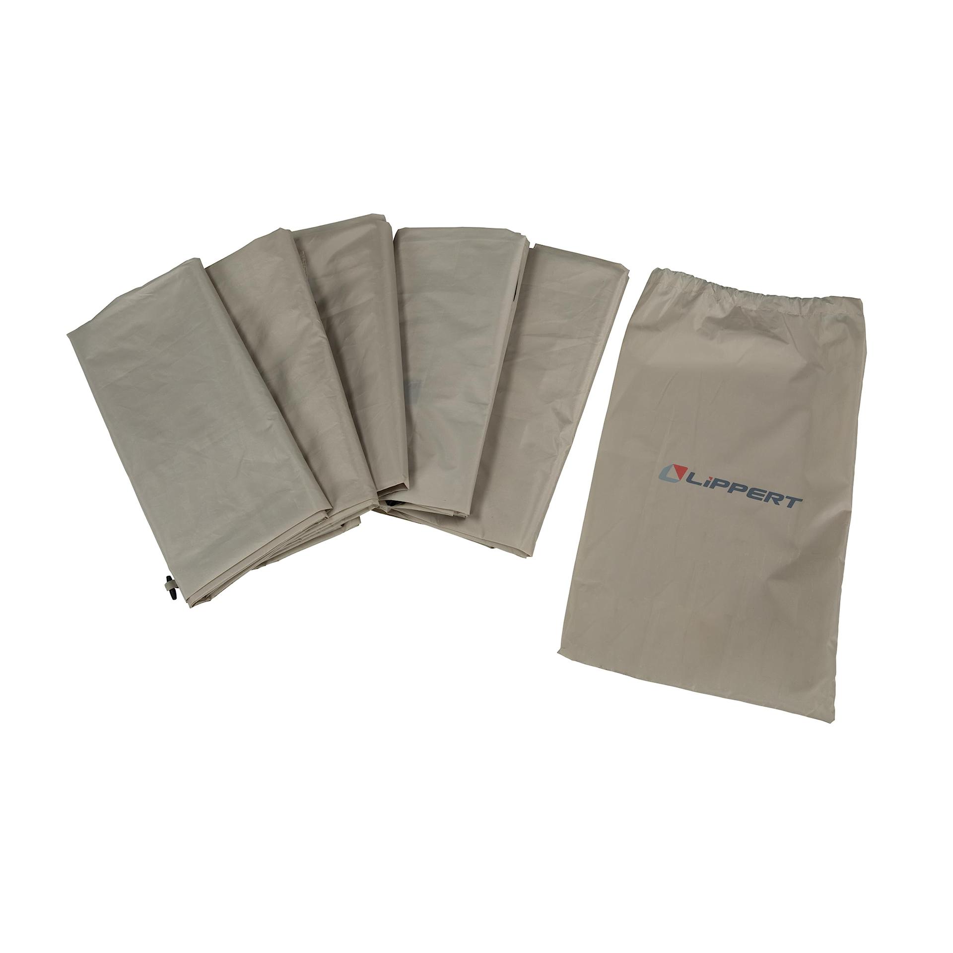 LIPPERT 2022114837 Picnic & Camping Popup Gazebo Tent Wind Panels, Side Walls for Privacy, Sand Color Water-Resistant 5-Pack, Convenient Carrying Bag - High quality product image showing LIPPERT 2022114837 Picnic & Camping Popup Gazebo Tent Wind Panels, Side Walls for Privacy, Sand Color Water-Resistant 5-Pack, Convenient Carrying Bag details and features