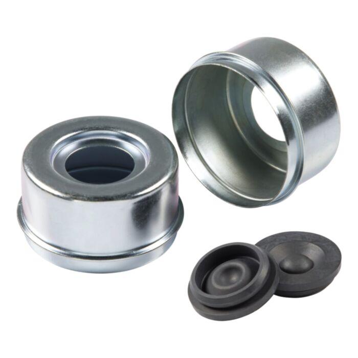 LIPPERT 2023134011 KIT - 7K GREASE CAP 2.72 OD LUBED, Lubed For 7000 To 8000 Pound Lippert Axles; 2.72 Inch Outside Dimensions; DC275L; With 2 Dust Caps And 2 Universal Rubber Inserts - High quality product image showing LIPPERT 2023134011 KIT - 7K GREASE CAP 2.72 OD LUBED, Lubed For 7000 To 8000 Pound Lippert Axles; 2.72 Inch Outside Dimensions; DC275L; With 2 Dust Caps And 2 Universal Rubber Inserts details and features