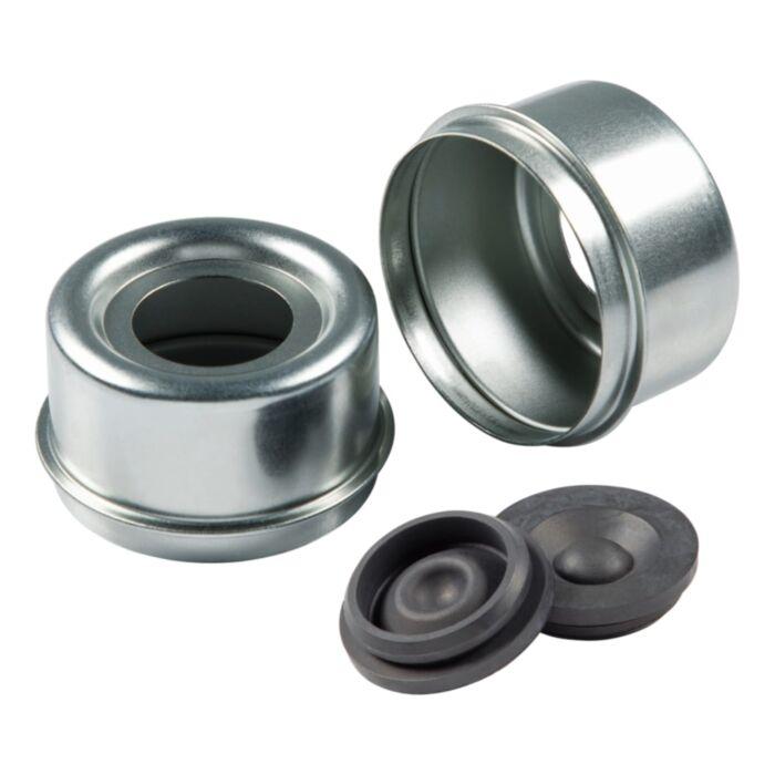 LIPPERT 2023134662 KIT - 5.2-6K GREASE CAP 2.45 OD LUB, Lubed For 5200 To 6000 Pound Lippert Axles; 2.45 Inch Outside Dimensions; DC250L; With 2 Dust Caps And 2 Universal Rubber Inserts - High quality product image showing LIPPERT 2023134662 KIT - 5.2-6K GREASE CAP 2.45 OD LUB, Lubed For 5200 To 6000 Pound Lippert Axles; 2.45 Inch Outside Dimensions; DC250L; With 2 Dust Caps And 2 Universal Rubber Inserts details and features