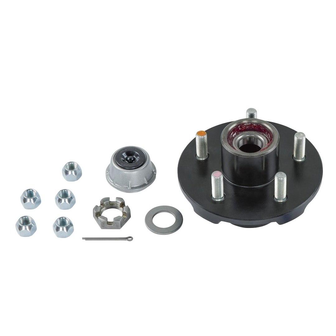 LIPPERT 2024013263 AP KIT - 545 IDLER HUB 3.5K 1/2 STU, Fits Lippert 3500 Pound Idler Axles; 5 x 4-1/2 Inch Diameter Bolt Pattern; 3500 Pound Capacity; Electric Brakes - High quality product image showing LIPPERT 2024013263 AP KIT - 545 IDLER HUB 3.5K 1/2 STU, Fits Lippert 3500 Pound Idler Axles; 5 x 4-1/2 Inch Diameter Bolt Pattern; 3500 Pound Capacity; Electric Brakes details and features