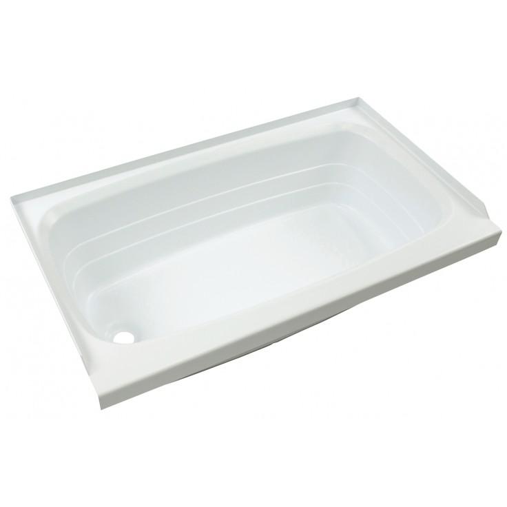 LIPPERT 209388 Replacement Bathtub with Left Drain, Scratch-Resistant ABS Acrylic for RVs, Travel Trailers, 5th Wheels and Motorhomes - The Twister Group Tools product