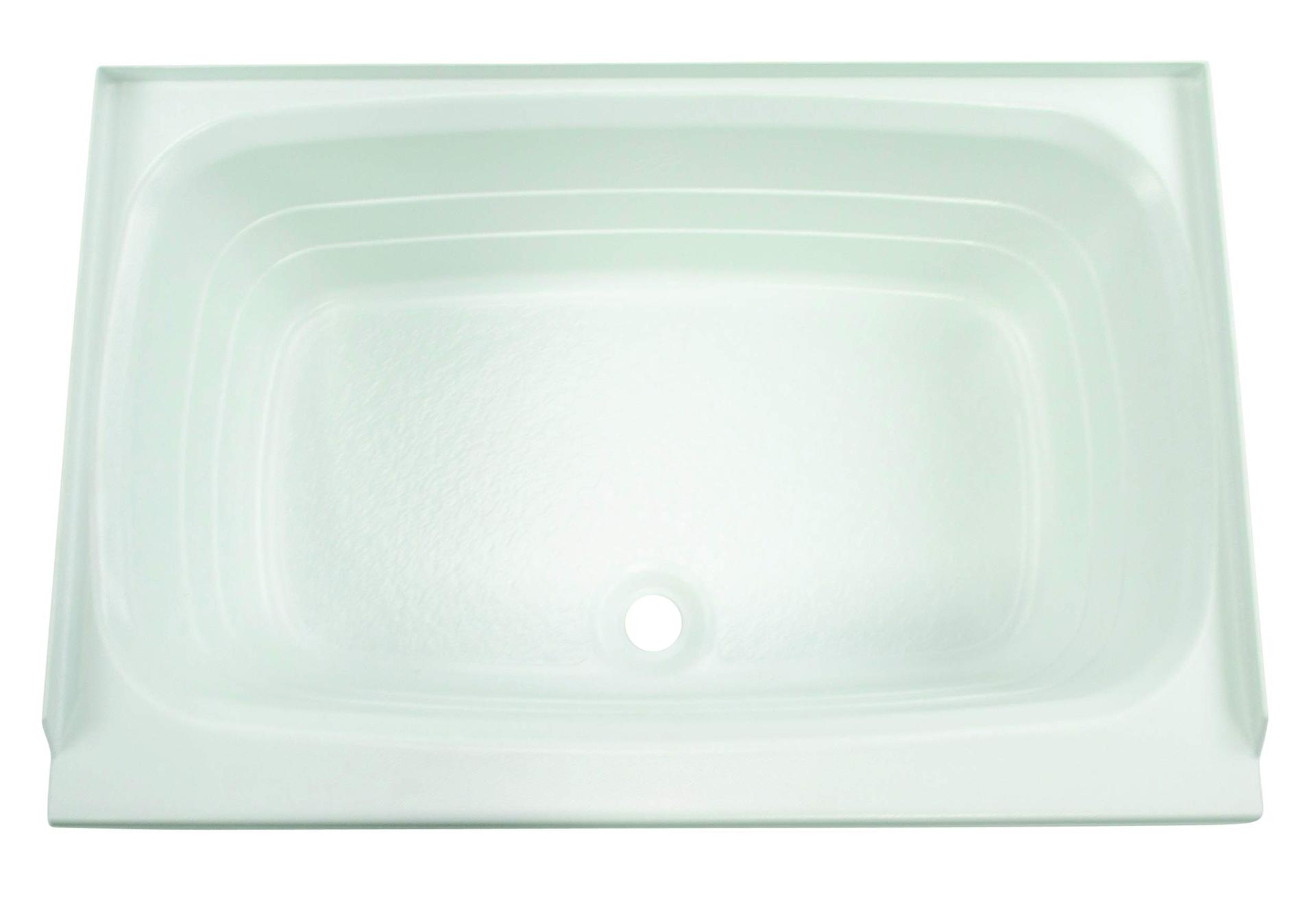 LIPPERT 209648 Replacement 24 INCH x 36 INCH White Bathtub with Center Drain, Scratch-Resistant ABS Acrylic for RVs, Travel Trailers, 5th Wheels, Motorhomes - W2436CDSPK - High quality product image showing LIPPERT 209648 Replacement 24 INCH x 36 INCH White Bathtub with Center Drain, Scratch-Resistant ABS Acrylic for RVs, Travel Trailers, 5th Wheels, Motorhomes - W2436CDSPK details and features