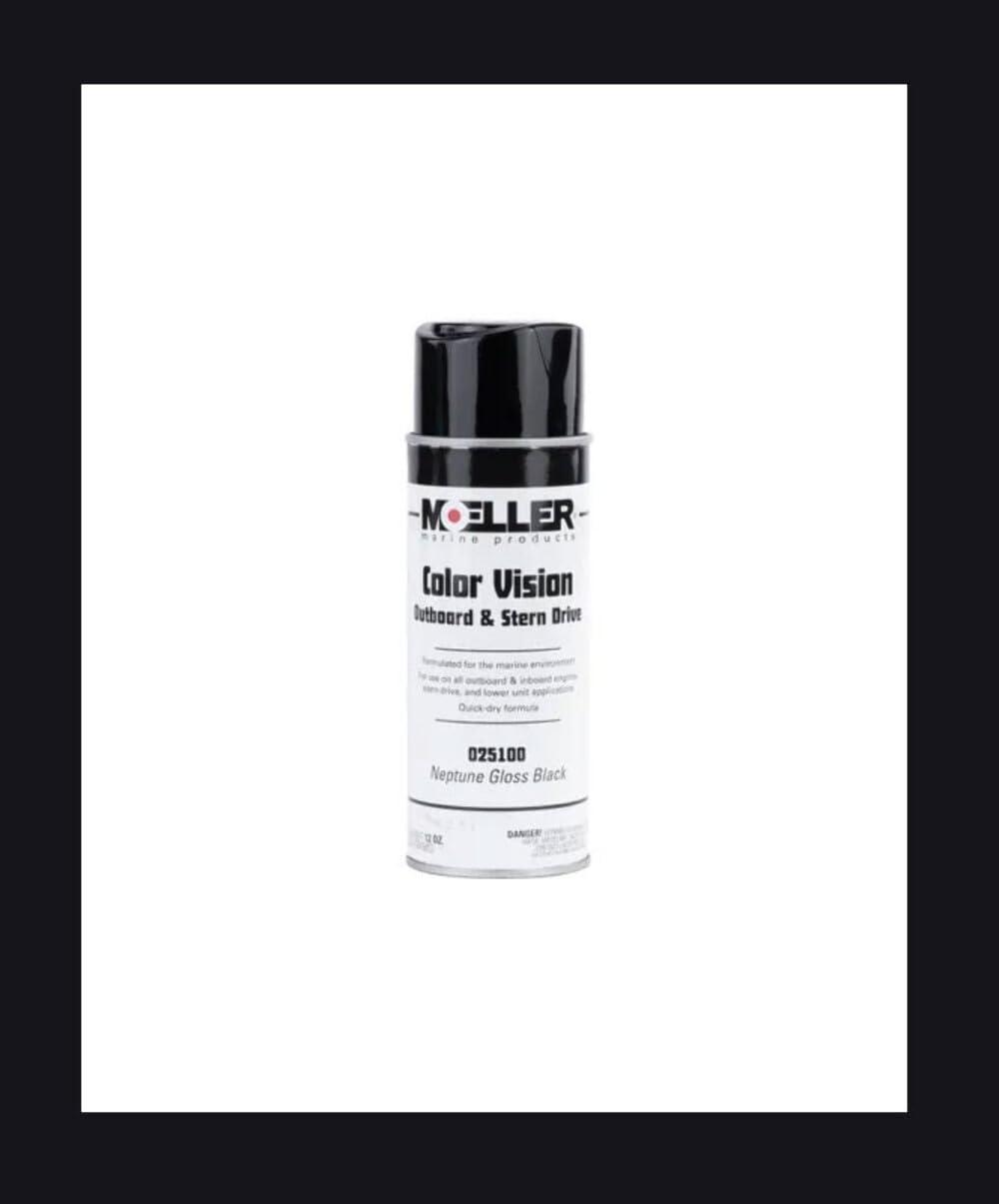 MOELLER 025100 Neptune Black, Engine Paint - The Twister Group Tools product