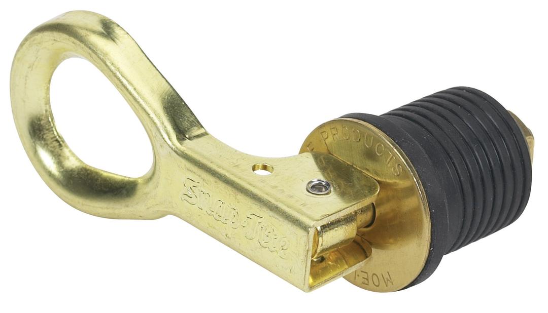 MOELLER 029000-10 Marine Products Snap-Tite Boat Bailer Plug (1-Inch, Brass) - The Twister Group Tools product