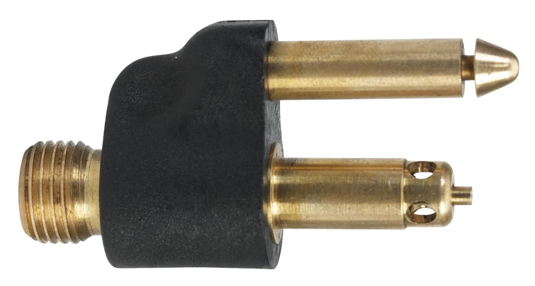 MOELLER 033477-10 Marine Fuel Tank NPT Connector (Mercury, 1/4 INCH, Male, Two Prong Clip Style,1998 and Newer Engines), Model: - The Twister Group Tools product