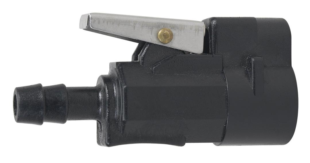 MOELLER 033486-10 Marine Fuel Tank Barb Connector (Mercury, 3/8 INCH, Female, Two Prong Clip Style,1998 and Newer Engines) - The Twister Group Tools product