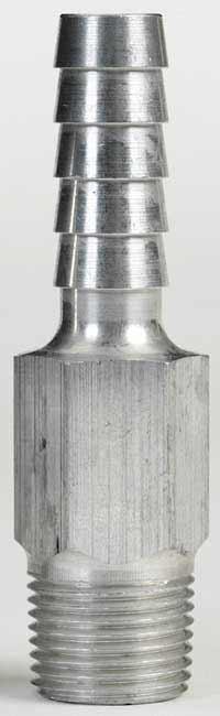 MOELLER 033802-10 3/8 NPT X 3/8 ALUM. ASV CAL 30, Anti-Siphon Valve; 3/8 Inch NPT x 3/8 Inch Barb; Straight; Silver; Aluminum; ABYC H-24 Approved; Single - The Twister Group Tools product