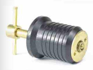 MOELLER 053061-10 DRAIN PLUG - TWIST TURN BRASS 1, Twist Turn Seal Rubber Plug; 1 Inch Diameter; Brass - High quality product image showing MOELLER 053061-10 DRAIN PLUG - TWIST TURN BRASS 1, Twist Turn Seal Rubber Plug; 1 Inch Diameter; Brass details and features