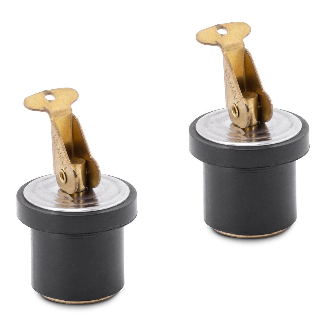 MOELLER 053076-10 7/8FT ID DECK & BAIT WELL PLUG 2 PK, Bailer Seal Rubber Plug; 7/8 Inch Inside Diameter; Pack Of 2 - High quality product image showing MOELLER 053076-10 7/8FT ID DECK & BAIT WELL PLUG 2 PK, Bailer Seal Rubber Plug; 7/8 Inch Inside Diameter; Pack Of 2 details and features