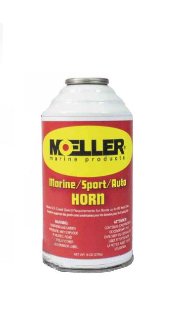 MOELLER 054301-10 AIR HORN REFILL 8 OZ., Used With 054300-10 Air Horn; 8 Ounce; For Marine Applications - The Twister Group Tools product