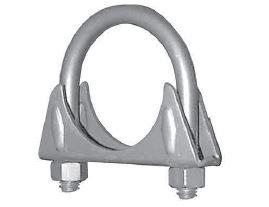 NICKSON 00104 Exhaust Clamp; With Hex Nuts; 2-1/4 Inch Diameter; Heavy Duty; Stainless Steel; Single - The Twister Group Tools product