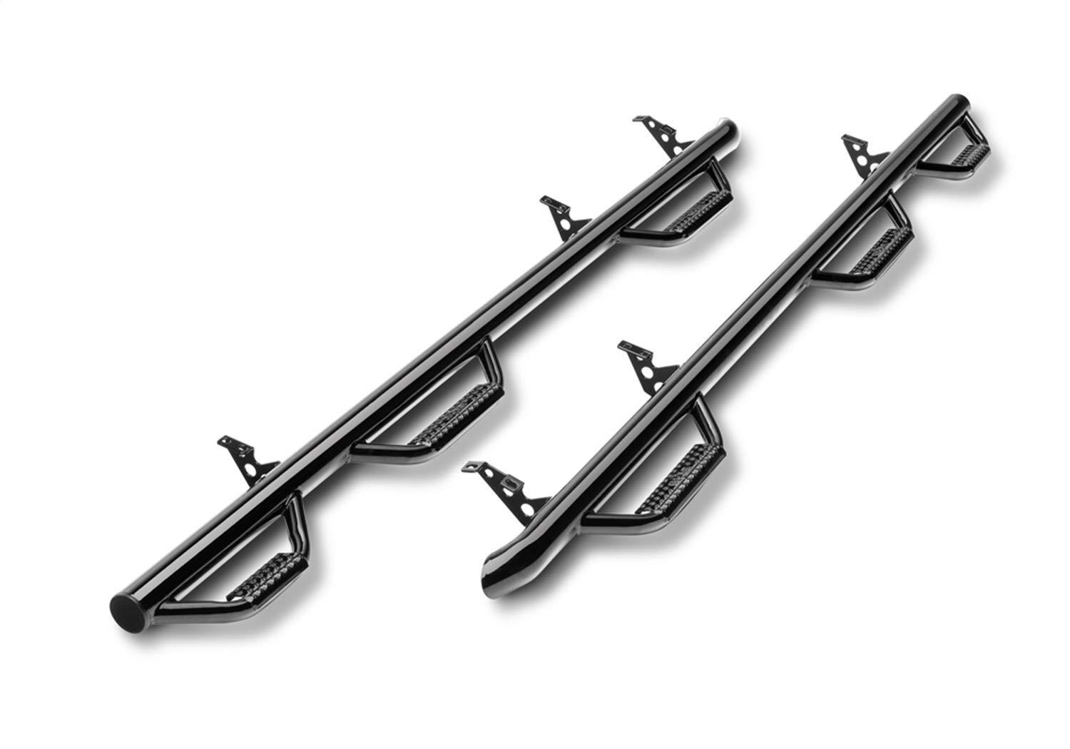 N-FAB C19105CC-6 Nerf Steps for Silverado/Sierra | Wheel-to-Wheel w/ Bed Access, Heavy Duty Steel, Gloss Back Fits 2020-2024 Chevrolet Silverado/GMC Sierra 2500/3500 Crew Cab 6.4FT Standard Bed - High quality product image showing N-FAB C19105CC-6 Nerf Steps for Silverado/Sierra | Wheel-to-Wheel w/ Bed Access, Heavy Duty Steel, Gloss Back Fits 2020-2024 Chevrolet Silverado/GMC Sierra 2500/3500 Crew Cab 6.4FT Standard Bed details and features