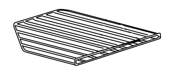 NORCOLD 523003500 Refrigerator Shelf; Replacement For Norcold DC0751/ DC0051/ DE0751/ DE0251T/ EV0051/ EV0751 Series Refrigerator; Fresh Food Compartment; Lower; Wire; Without Cutout; Short