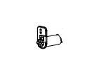 NORCOLD 619041 Refrigerators Right Spring Holder Assembly, White - Product image