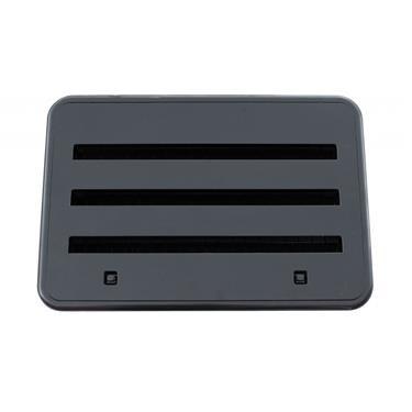 NORCOLD 620505BK Refrigerator Vent; Replacement For Norcold Refrigerator; Side Vent; 6-3/16 Inch Height x 17-13/16 Inch Width; Black; Plastic