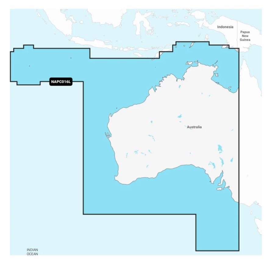 GARMIN 010-C1465-30 NAVIONICS+ AUSTRALIA WEST & CENTRA, Compatible With Chart Plotters (See Compatibility Chart); Detailed Coverage Of Australia West And Central - Inland and Coastal; Region Code: NAPC016L; On SD/Micro-SD Card - High quality product image showing GARMIN 010-C1465-30 NAVIONICS+ AUSTRALIA WEST & CENTRA, Compatible With Chart Plotters (See Compatibility Chart); Detailed Coverage Of Australia West And Central - Inland and Coastal; Region Code: NAPC016L; On SD/Micro-SD Card details and features