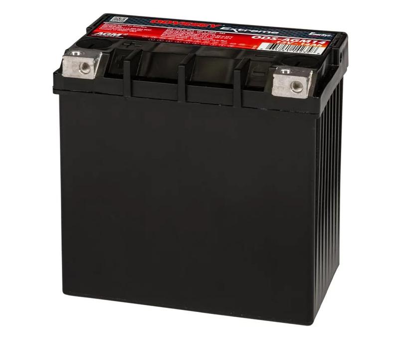 ODYSSEY ODS-AGM14 Battery; Extreme Series; AGM Absorbed Glass Mat; 12 Volt; 220 Cold Cranking Amps; M6 Receptacle