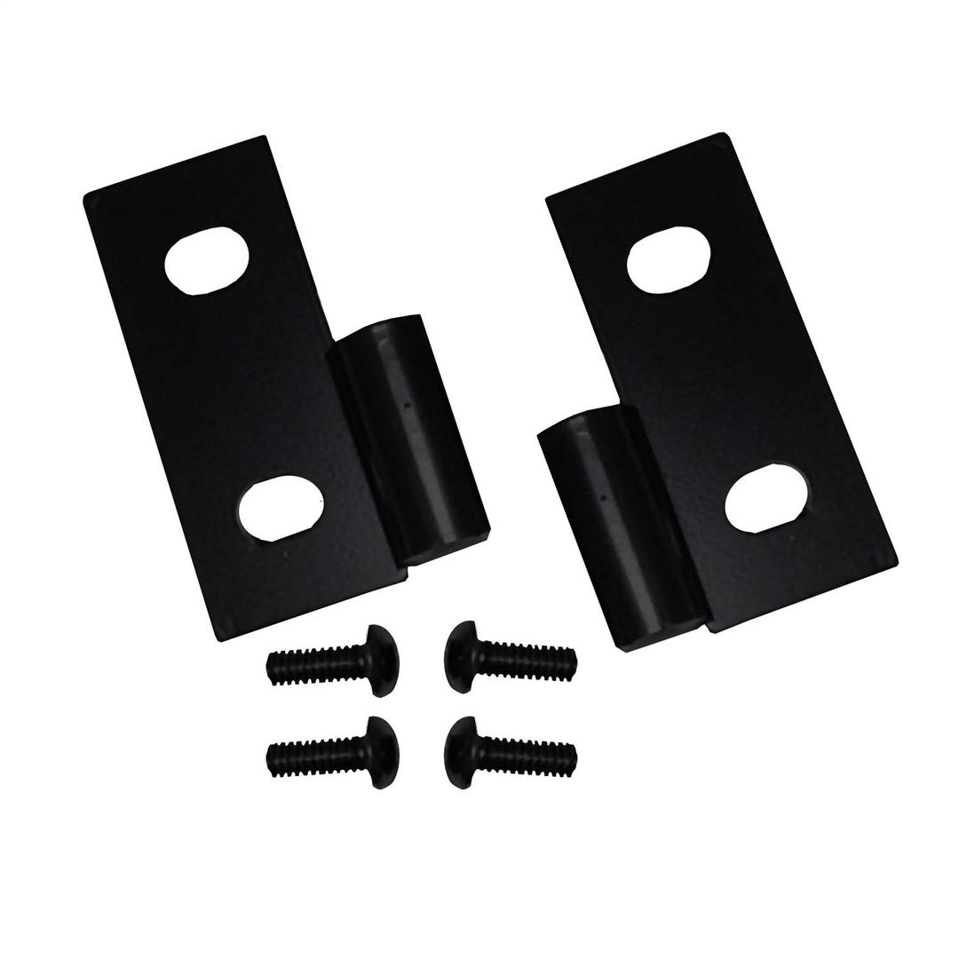RUGGED RIDGE 11202.03 Door Hinge Brackets, Lower, Black Fits 1976-1986 Jeep CJ; 1987-2006 Jeep Wrangler YJ/TJ - The Twister Group Tools product