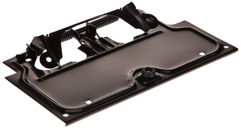 RUGGED RIDGE 11233.01 License Plate Bracket, Black | OE Reference: 55007403 | Fits 1978-1995 Jeep Wrangler YJ