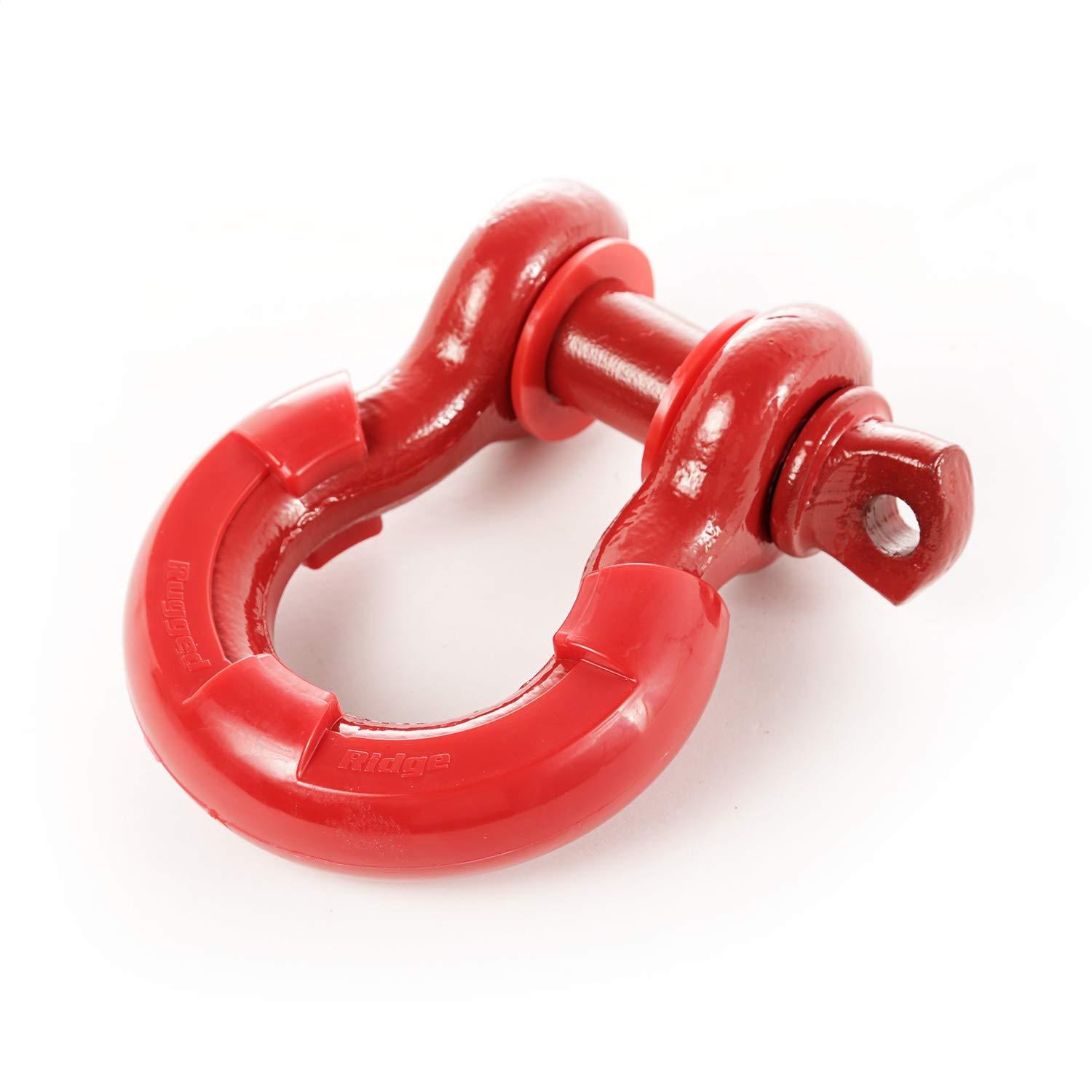 RUGGED RIDGE 11235.31 D-Ring Shackle Isolator Kit, Red Pair, 3/4 inch - High quality product image showing RUGGED RIDGE 11235.31 D-Ring Shackle Isolator Kit, Red Pair, 3/4 inch details and features