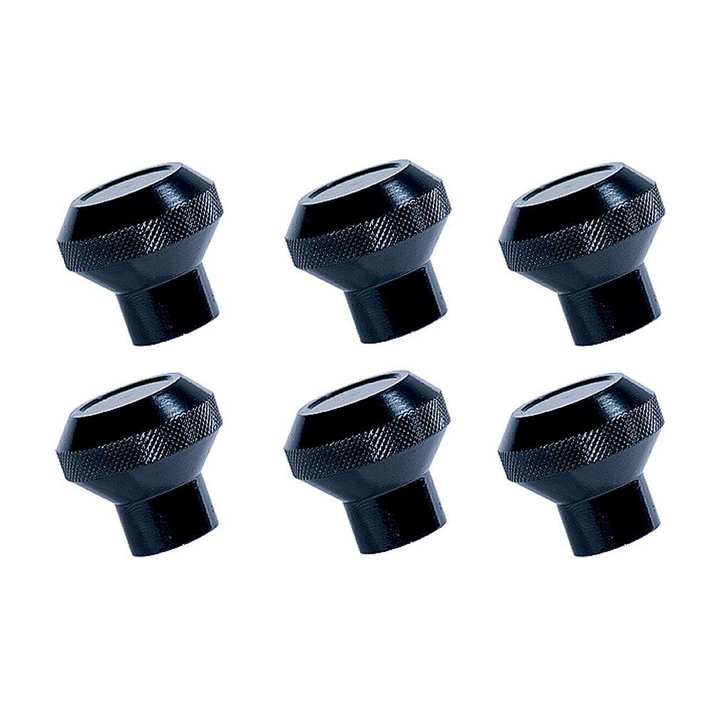 RUGGED RIDGE 11420.02 Dash Knob Kit, Billet Aluminum, Black Fits 1976-1986 Jeep CJ - High quality product image showing RUGGED RIDGE 11420.02 Dash Knob Kit, Billet Aluminum, Black Fits 1976-1986 Jeep CJ details and features