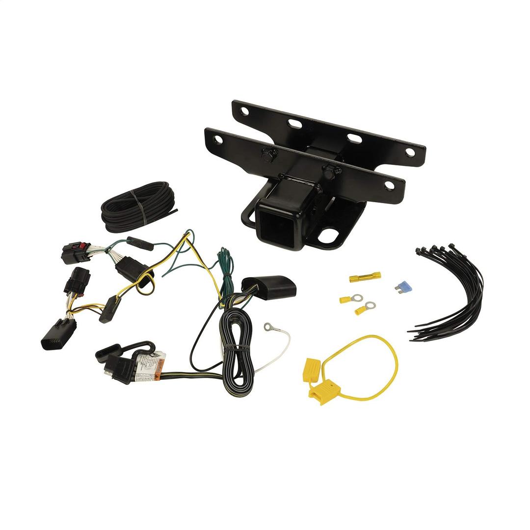 RUGGED RIDGE 11580.57 Trailer Hitch Kit, Wiring Harness Fits 2018-2024 Jeep Wrangler JL - The Twister Group Tools product