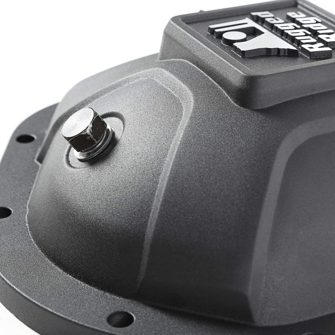 RUGGED RIDGE 16595.12 Boulder Aluminum Differential Cover, Black Fits Dana 44 - The Twister Group Tools product