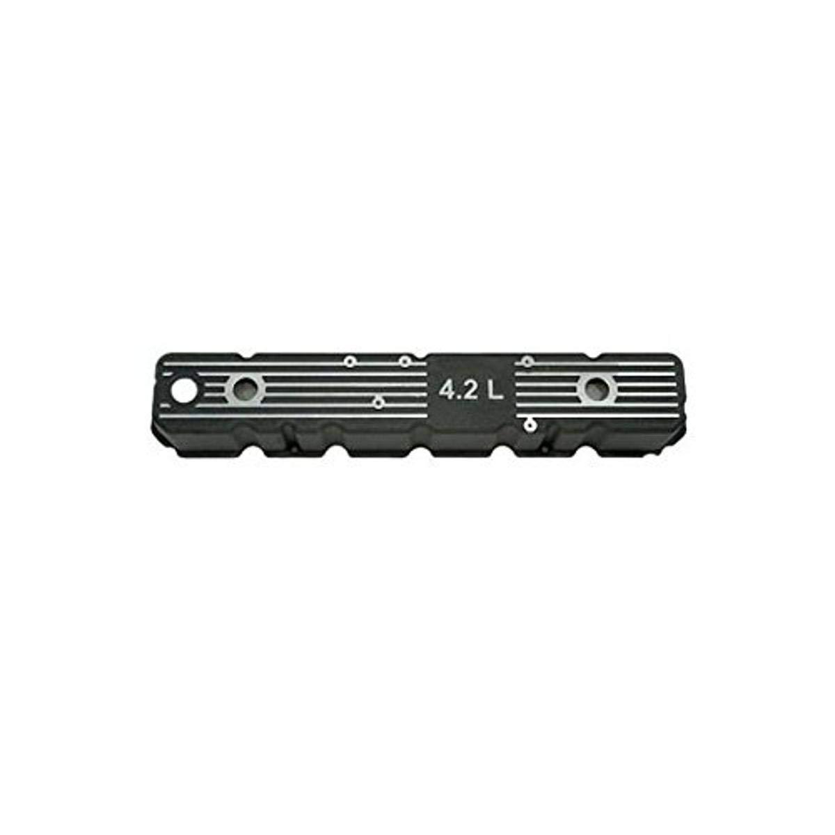OMIX-ADA 17401.08 Engine Valve Cover, Logo, Aluminum, Black | OE Reference: 83501398ALB | Fits 1980-1991 CJ / YJ / XJ / SJ 4.2L - High quality product image showing OMIX-ADA 17401.08 Engine Valve Cover, Logo, Aluminum, Black | OE Reference: 83501398ALB | Fits 1980-1991 CJ / YJ / XJ / SJ 4.2L details and features