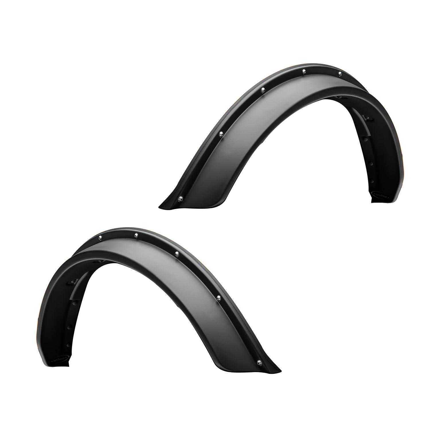 OMIX-ADA HFB-04-002 Offroad EVOC Fender Flares | 4-Pc Set, ABS Thermoplastic, Black Fits 2021-2024 Ford Bronco 2-Door - High quality product image showing OMIX-ADA HFB-04-002 Offroad EVOC Fender Flares | 4-Pc Set, ABS Thermoplastic, Black Fits 2021-2024 Ford Bronco 2-Door details and features