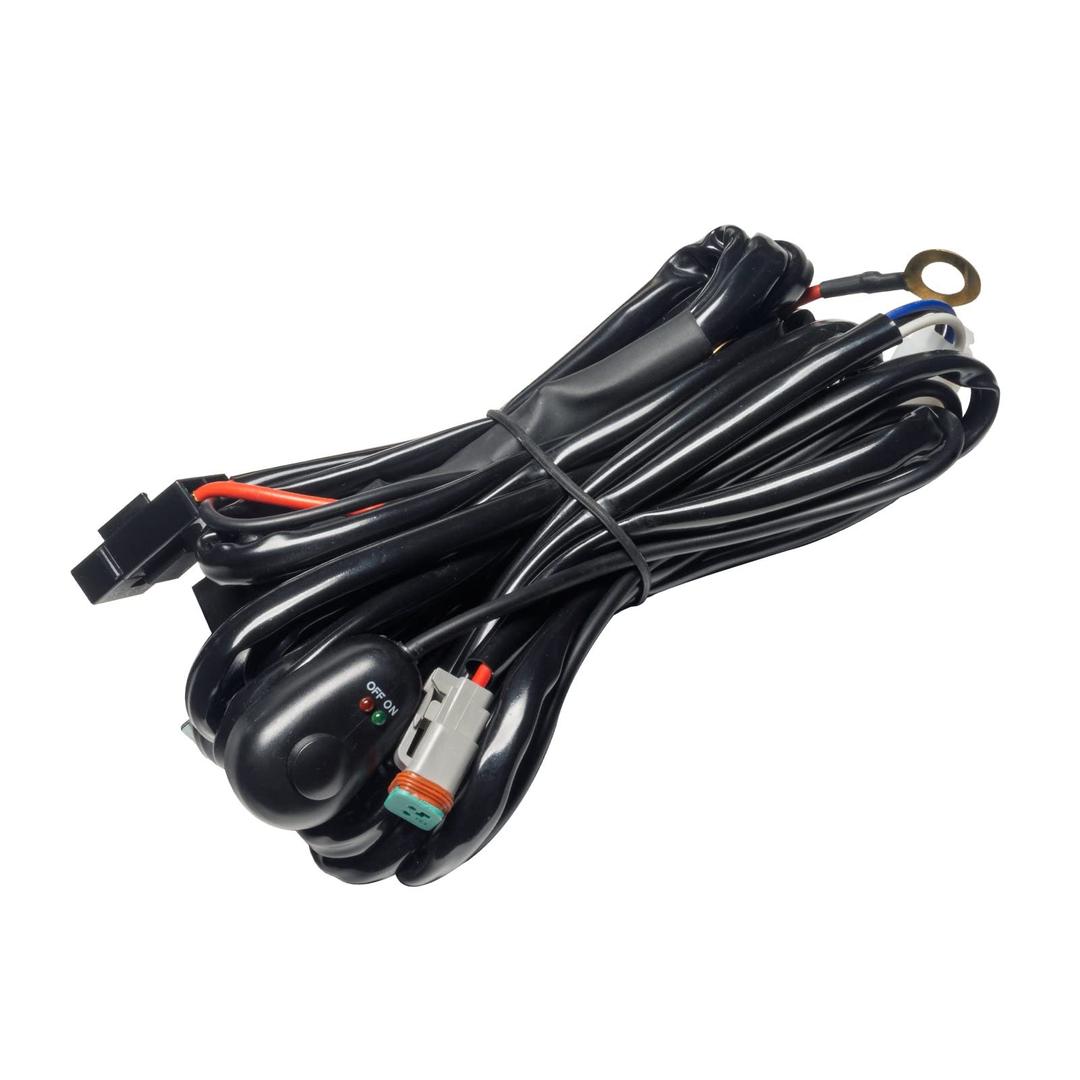 ORACLE LIGHTING 2088-504 LIGHTING Switched LED Light Bar Wiring Harness | Makes Installation of Light Bars and Off-Road Lights Easy, with 2 Pin Deutsch - The Twister Group Tools product