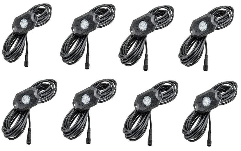 ORACLE LIGHTING 5797-333 Bluetooth ColorSHIFT Underbody Rock Light Kit - 8 PCS