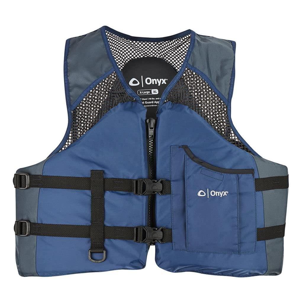 ONYX 116200-500-030-13 Mesh Classic Sport Life Jacket, Medium, Navy - High quality product image showing ONYX 116200-500-030-13 Mesh Classic Sport Life Jacket, Medium, Navy details and features