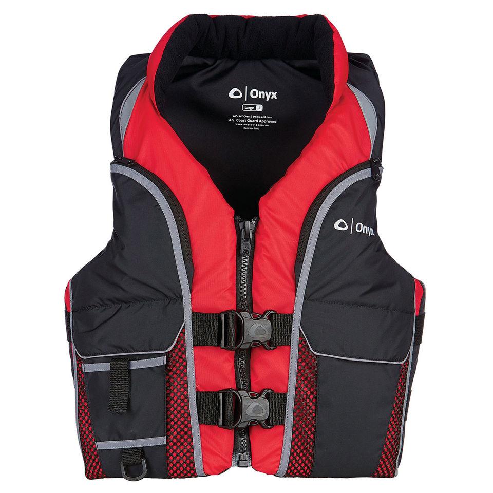 ONYX 1172104015 Select Life Jacket, Large, Red - High quality product image showing ONYX 1172104015 Select Life Jacket, Large, Red details and features