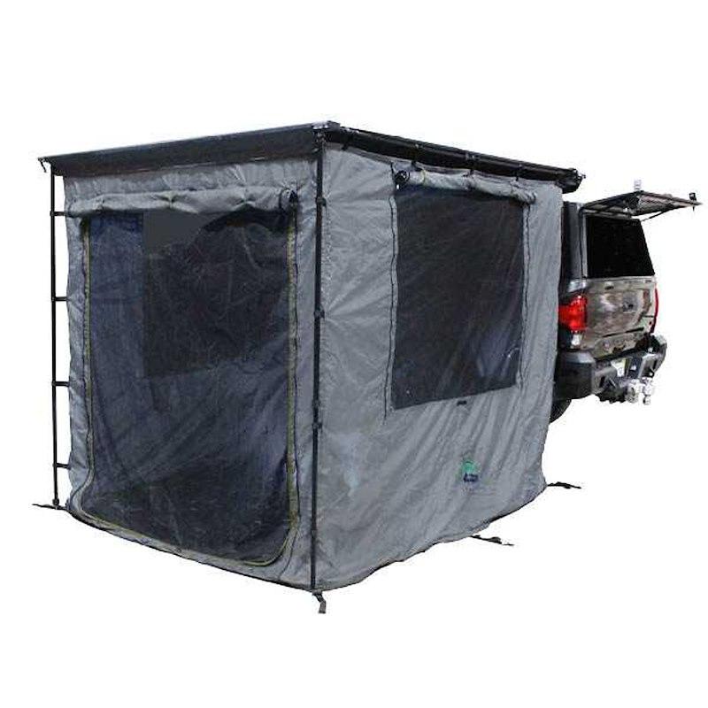 OVERLAND 18089920 Awning Enclosure; HD Nomadic Enclosure 2.0; Weatherproof Polyester; Attaches With Velcro Strap; With Stuff Sack Storage Bag/ Ground Stakes - The Twister Group Tools product
