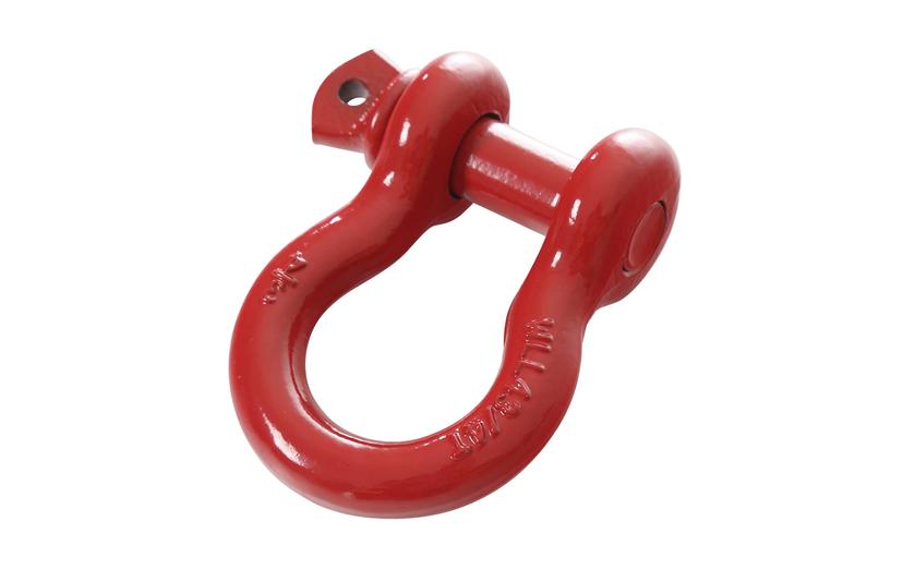 OVERLAND 19019904 Recovery Shackle D Ring 3/4 INCH 4.75 Ton - Red Universal