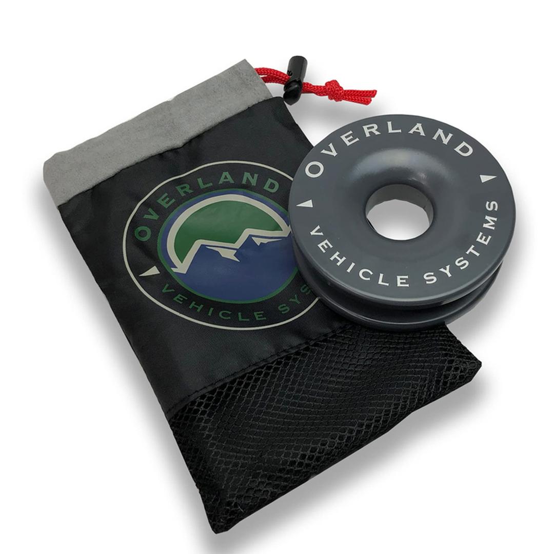 OVERLAND 19230003 Recovery Ring 4.00 INCH 41,000 lb. Gray With Storage Bag - The Twister Group Tools product