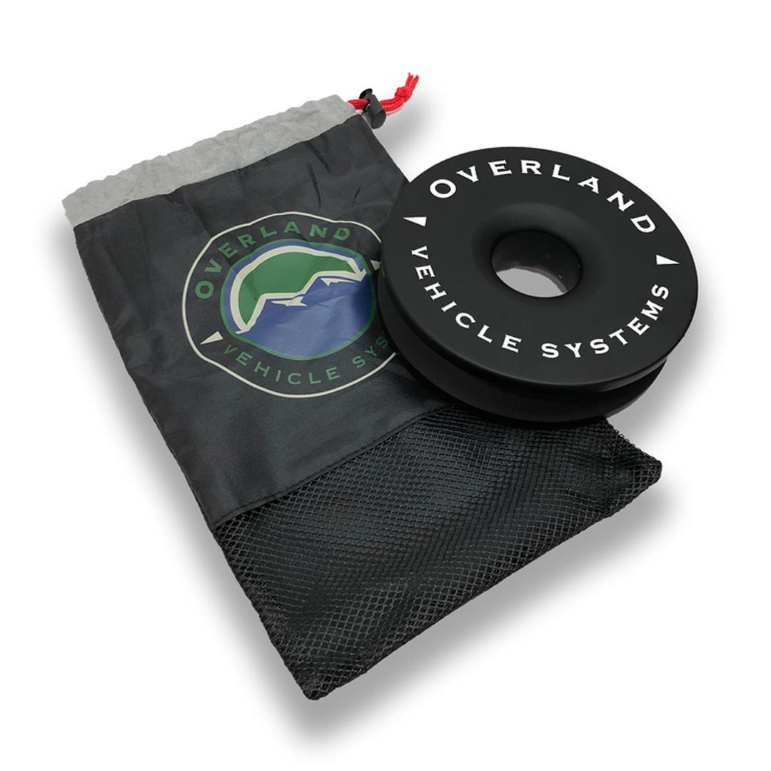 OVERLAND 19240004 Recovery Ring 6.25 INCH 45,000 lb. Black with Storage Bag Universal - The Twister Group Tools product