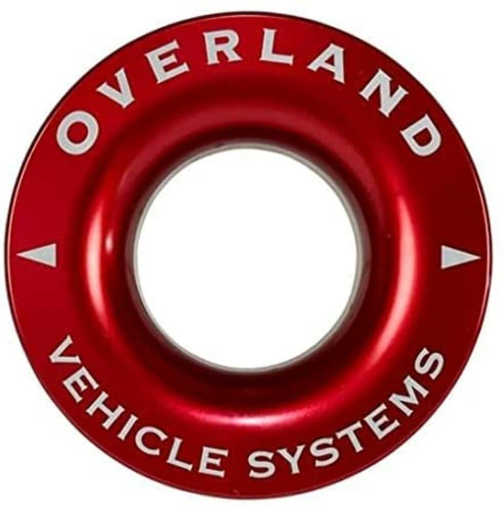 OVERLAND 19240005 Recovery Ring 2.5 INCH 10,000 lb., Red with Storage Bag - The Twister Group Tools product