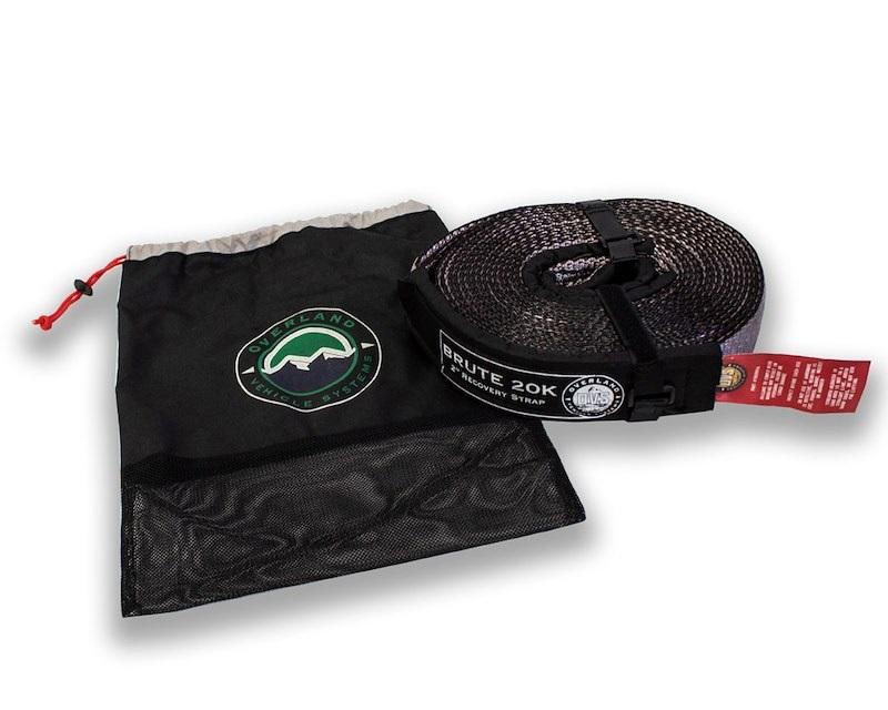 OVERLAND 19-5676 Tow Strap; (1) 2 Inch Width x 30 Foot Length Rated at 20,000 Pound/ 3 Inch Width x 30 Foot Length; Rated at 30,000 Pounds/ (1) 4 Inch Width x 8 Foot Length Rated at 40,000 Pounds; With Storage Bags - The Twister Group Tools product