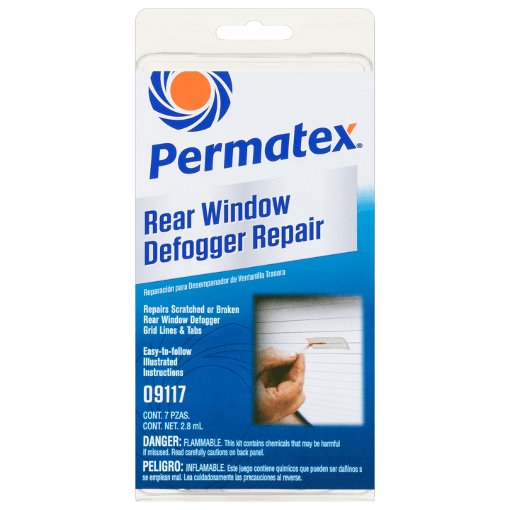 PERMATEX 09117 Rear Window Defroster Repair Kit; Use To Repair Damaged Rear Window Defogger Grids And Tabs; Single - The Twister Group Tools product