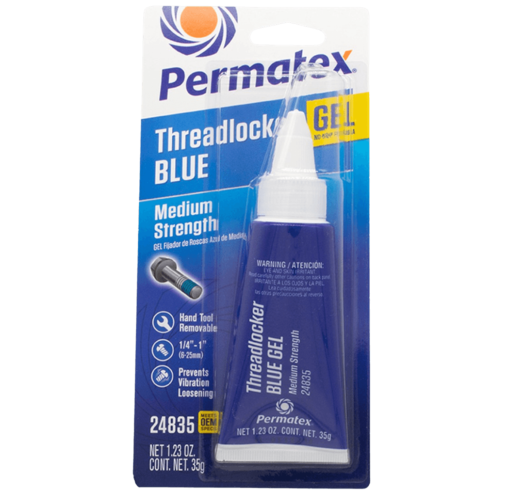 PERMATEX 24835 Medium Strength Threadlocker Blue Gel, 35 g - High quality product image showing PERMATEX 24835 Medium Strength Threadlocker Blue Gel, 35 g details and features