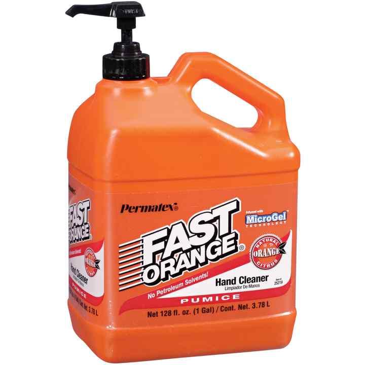 PERMATEX 25219 FAST ORANGE HAND CLEANERPUMICE 1 GALLON BOTTLE4 - High quality product image showing PERMATEX 25219 FAST ORANGE HAND CLEANERPUMICE 1 GALLON BOTTLE4 details and features