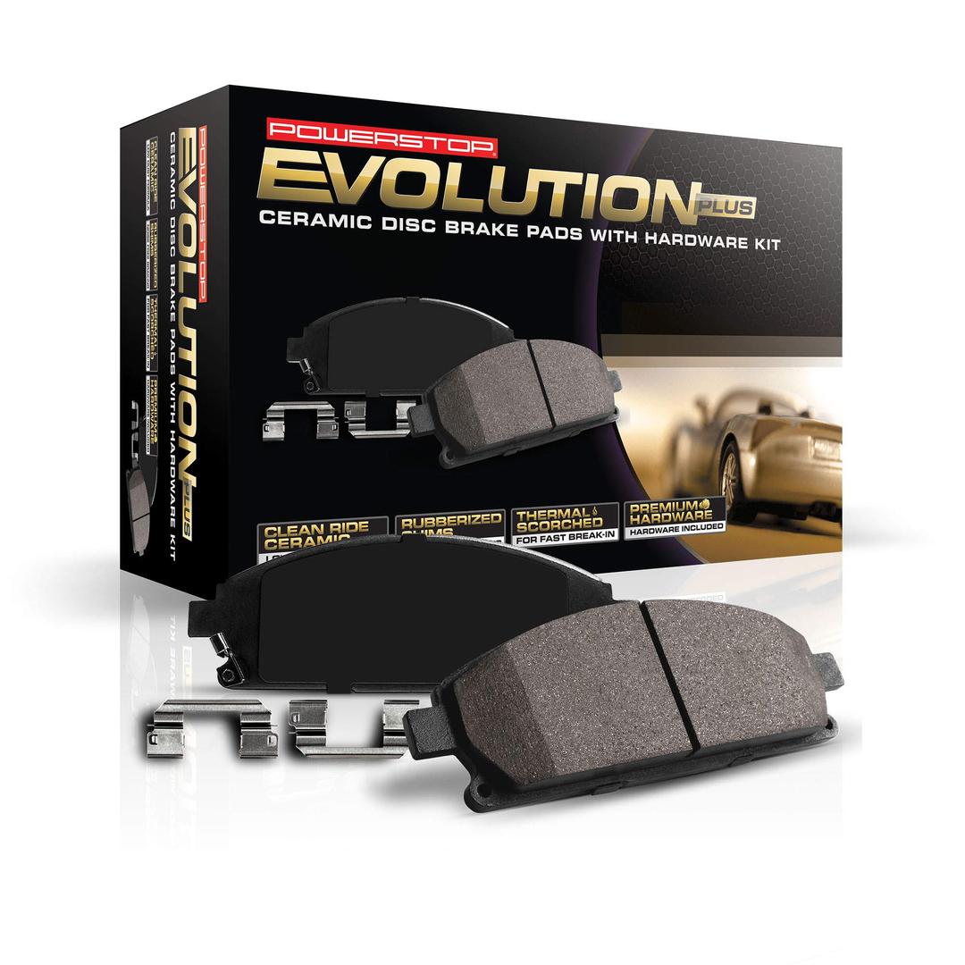 POWERSTOP 17-817 Z17 Front Ceramic Brake Pads with Hardware - The Twister Group Tools product