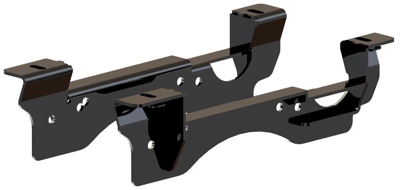 PULLRITE 2774 5TH WHEEL BRACKET KIT, Use With ISR Series Hitch; Custom-Fit Brackets; Bolt-On; Drilling Required - High quality product image showing PULLRITE 2774 5TH WHEEL BRACKET KIT, Use With ISR Series Hitch; Custom-Fit Brackets; Bolt-On; Drilling Required details and features