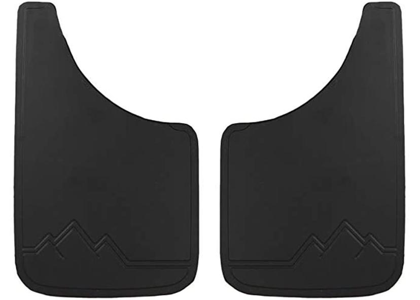 PLASTICOLOR 000492R01 Easy Fit Mud Flaps Without Logo Black