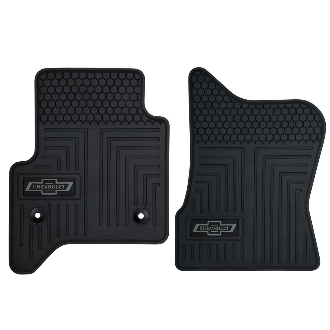 PLASTICOLOR 001795R01 Chevrolet Custom Factory Fit Front Vehicle Floor Mats Model Years 2014-2018 Black - The Twister Group Tools product