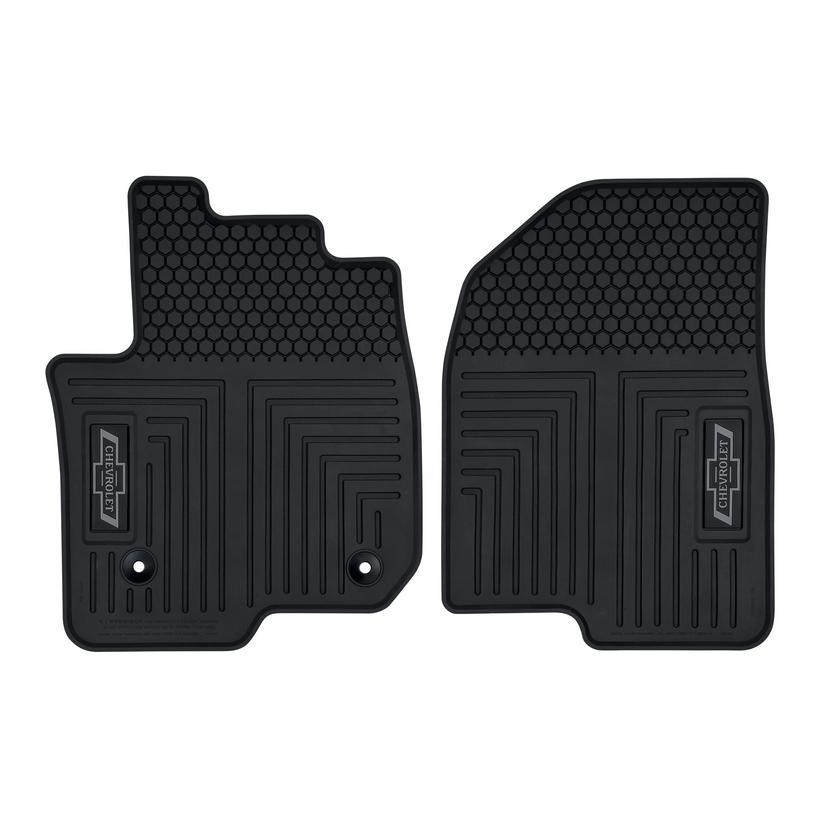 PLASTICOLOR 001796R01 Chevrolet Custom Factory Fit Front Vehicle Floor Mats Model Years 2019-2023 Black