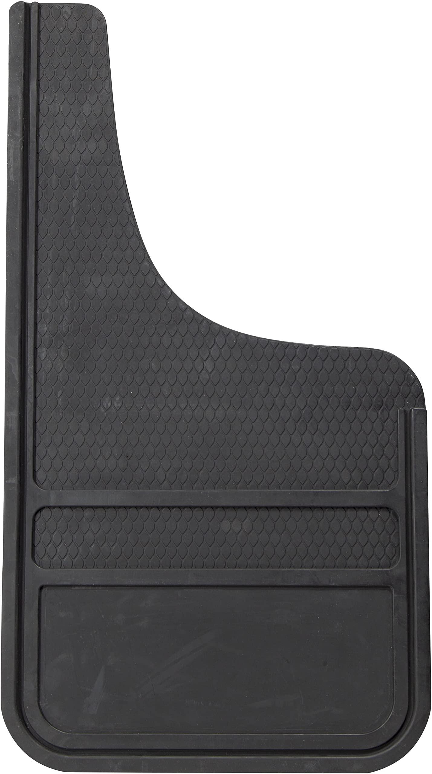 PLASTICOLOR 001845R01 Plain Heavy Duty Front 12 X 23 Mud Guards No Chrome, 12 INCH x 23 INCH Front Mud Guards by - High quality product image showing PLASTICOLOR 001845R01 Plain Heavy Duty Front 12 X 23 Mud Guards No Chrome, 12 INCH x 23 INCH Front Mud Guards by details and features